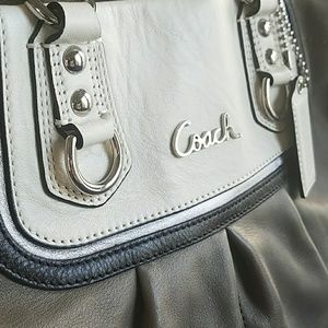 Coach Handbag Leather Lk New 3-Tone